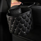 Car Seat Back Storage Bag Personality Diamond-Studded Car Storage Net Bag Car Multi-Function Storage Bag, Car Storage Net Bag