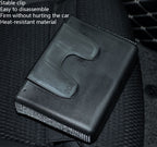 Car-Studded Trash Can Personality Car Hanging Trash Bag Multi-Function Car Storage Box, Colorful Diamonds, White Diamonds