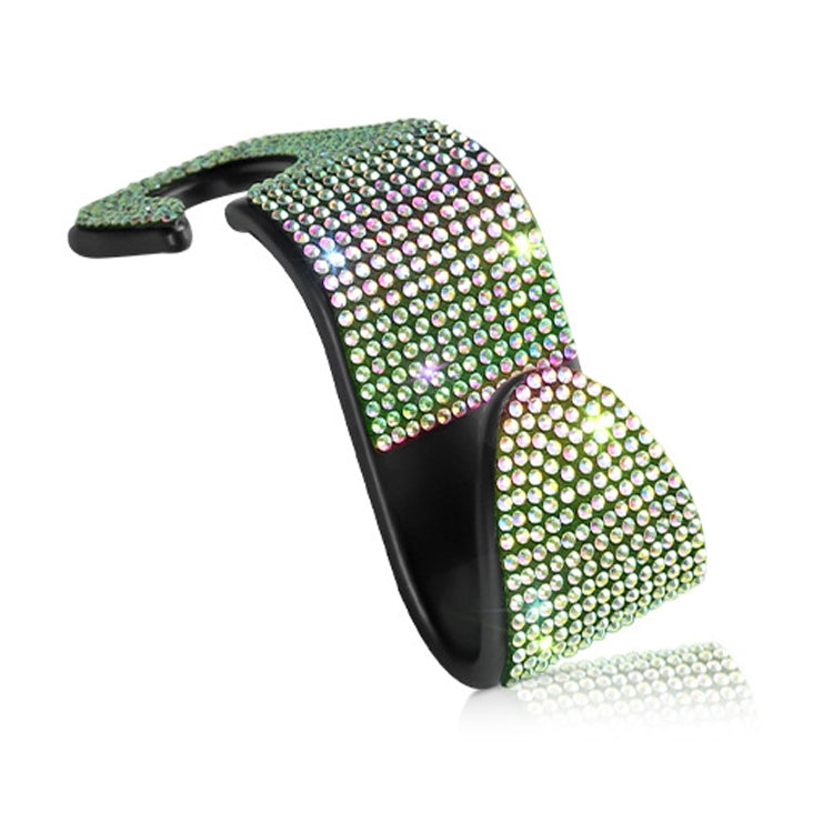 3 PCS Car Rear Seat Hooks Car Seats Multi-Function Diamond-Studded Hooks, White Diamond, Colorful Diamond, Black Diamond, Blue Diamond, Emerald, Gray Diamond, Pink Diamond, Red Diamond