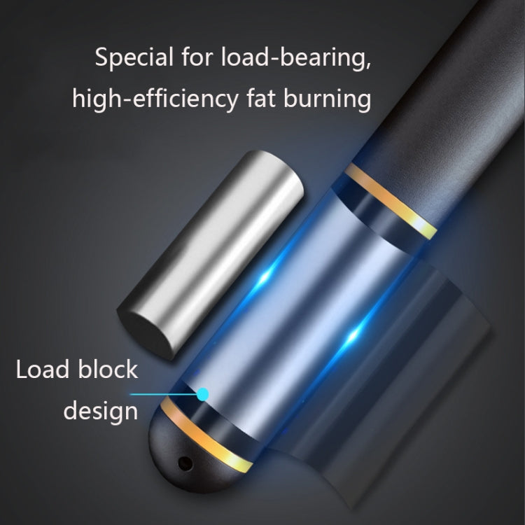 Rope / Cordless Dual-use Version Student Exam Exercise Fitness Smart Counting Skipping Rope with Load Weight, Black Yellow