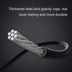 Rope / Cordless Dual-use Version Student Exam Exercise Fitness Smart Counting Skipping Rope with Load Weight, Black Yellow, White Black, White Blue, White Powder