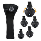 3 In 1 No.1 / No.3 / No.5 Clubs Protective Cover Golf Club Head Cover, HD-014 3 in 1 Blue, HD-014 3 in 1 Black, HD-014 3 in 1 Red