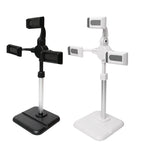 Telescopic Adjustment Live Frame Desktop Tablet Mobile Phone Bracket, Specification:, K06 Three-seat  (Black), K06 Three-seat (White), K07 Three-seat With Fill Light  (Black), K07 Three-seat With Fill Light (White), K05 Flat Plate  (Black Green)       ...