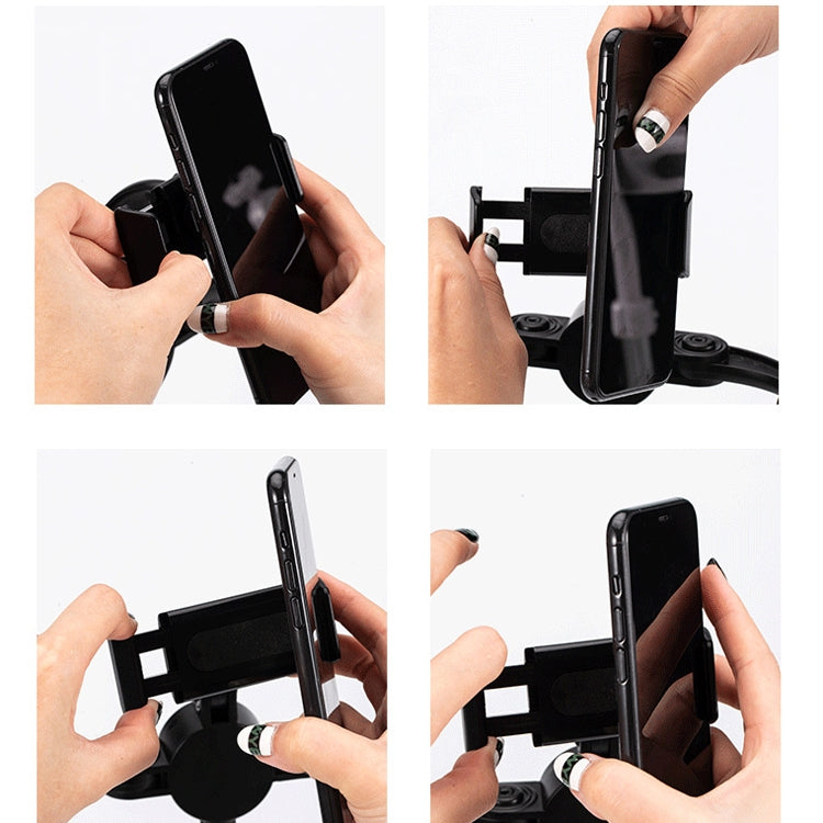 Telescopic Adjustment Live Frame Desktop Tablet Mobile Phone Bracket, Specification:, K06 Three-seat  (Black), K06 Three-seat (White), K07 Three-seat With Fill Light  (Black), K07 Three-seat With Fill Light (White), K05 Flat Plate  (Black Green)       ...