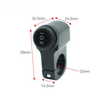 Motorcycle Aluminum Alloy Modified Waterproof One In Two Out Three-Wire Universal Switch, Universal Switch