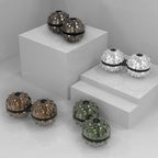Siamese Massage Ball Fingertip Spinner Toy Decompression Artifact, (Silver), (Black), (Bronze), (Red Copper)