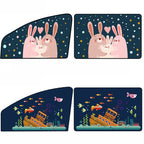 Automobile Sunshade Car Windows Sun Protection And Heat Insulation Magnetic Telescopic Side Curtains, Deep Sea Adventure Driving Position, Deep Sea Adventure Co-driver, Deep Sea Adventure Rear Square, Auspicious Three Treasures Driving Position        ...