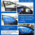 Automobile Sunshade Car Windows Sun Protection And Heat Insulation Magnetic Telescopic Side Curtains, Deep Sea Adventure Driving Position, Deep Sea Adventure Co-driver, Deep Sea Adventure Rear Square, Auspicious Three Treasures Driving Position        ...