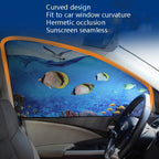 Automobile Sunshade Car Windows Sun Protection And Heat Insulation Magnetic Telescopic Side Curtains, Deep Sea Adventure Driving Position, Deep Sea Adventure Co-driver, Deep Sea Adventure Rear Square, Auspicious Three Treasures Driving Position        ...