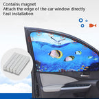 Automobile Sunshade Car Windows Sun Protection And Heat Insulation Magnetic Telescopic Side Curtains, Deep Sea Adventure Driving Position, Deep Sea Adventure Co-driver, Deep Sea Adventure Rear Square, Auspicious Three Treasures Driving Position        ...