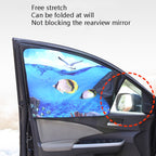 Automobile Sunshade Car Windows Sun Protection And Heat Insulation Magnetic Telescopic Side Curtains, Deep Sea Adventure Driving Position, Deep Sea Adventure Co-driver, Deep Sea Adventure Rear Square, Auspicious Three Treasures Driving Position        ...