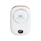 DQ203 Lazy Hanging Neck Fan USB Mini Desktop Large Wind Fan, White, Pink, Green