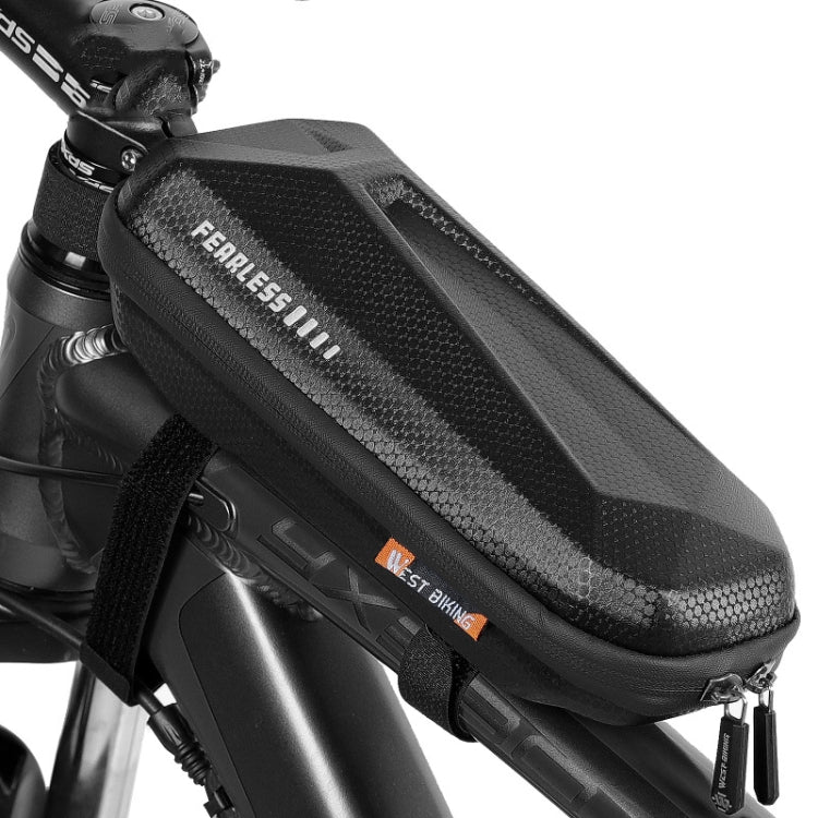 West Biking EVA Hard Shell Bicycle Front Bag Mountain Road Bike Front Beam Bag Riding Equipment, West Biking EVA Front Beam Bag
