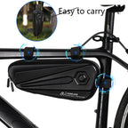 WEST BIKING YP0707257 Bicycle Triangle Bag EVA Hard Shell Bike Bag Mountain Bike Front Beam Bag Riding Equipment, WEST BIKING YP0707257