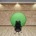 EY-068 Green Background Cloth Folding ID Photo Green Screen Video Backdrop Board For E-Sports Chair, 75cm, 110cm, 142cm