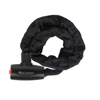 WEST BIKING 0705042 Bicycle Anti-Theft Key Lock Mountain Bike Motorcycle Chain Lock, 0.6M, 0.9M, 1.2M