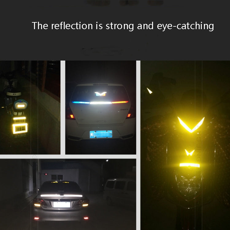 PVC Lattice Reflective Belt Generic Film Traffic Safety Facilities Anti-Collision Warning Stickers, Red White, Blue White, Black Dreen, Red Yellow, Yellow Black, White Green