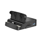 7 In 1 USB-C / Type-C To 2 USB 2.0 + USB 3.0 + 4K HDMI + SD / TF Card Slot + PD USB-C / Type-C Charging Ports Multifunctional HUB Docking Station With Holder, 7 In 1