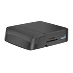 7 In 1 USB-C / Type-C To 2 USB 2.0 + USB 3.0 + 4K HDMI + SD / TF Card Slot + PD USB-C / Type-C Charging Ports Multifunctional HUB Docking Station With Holder, 7 In 1