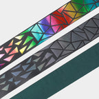 WEST BIKING Bicycle Volorful Handlebar Straps Shock Absorption PU Non-Slip Handlebar Wrap Riding Equipment, 215x3cm Aurora, 215x3cm Reflective