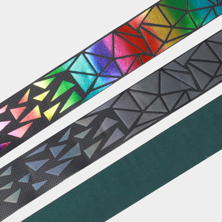 WEST BIKING Bicycle Volorful Handlebar Straps Shock Absorption PU Non-Slip Handlebar Wrap Riding Equipment, 215x3cm Aurora, 215x3cm Reflective