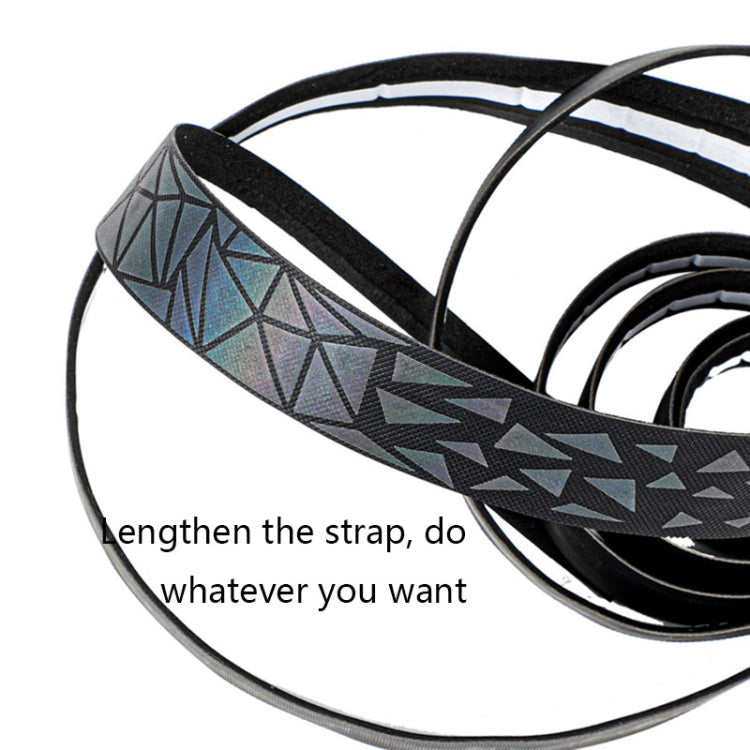 WEST BIKING Bicycle Volorful Handlebar Straps Shock Absorption PU Non-Slip Handlebar Wrap Riding Equipment, 215x3cm Aurora, 215x3cm Reflective