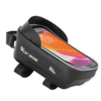 WEST BIKING YP0707235 Mountain Bike Front Beam Bag Waterproof Mobile Phone Bicycle Bag Hard Shell Reflective Bag Riding Equipment, YP0707235