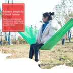 Bending Ice Silk Mesh Hammock Outdoor Hanging Bed Camping  Anti-Sidewall Hammock Swing, Size: 190x130 cm, (Green), 190x130cm(Red), (Pink), (Purple)