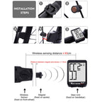 WEST BIKING Mountain Road Bike Wireless Big Character Table Big Screen Waterproof Night Light Speed Speedometer, Night Light Speed Speedometer(Green), Night Light Speed Speedometer(Black), Night Light Speed Speedometer(Red)                             ...