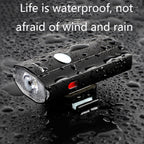 WEST BIKING YP0701281 Bicycle Lights Helmet Lights Front And Tail Warning Lights USB Night Riding Mountain Bike Equipment With Side Lights, YP0701281