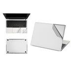 JRC 4 in 1 Computer Upper Cover + Lower Cover + Full Support Sticker + Touch Sticker Film Notebook Shell Protective Film, For Huawei Matebook X Pro 2019 / 2020 (Silver), For Huawei Matebook X Pro 2019 / 2020 (Gray)