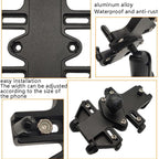 N-STAR NJN001 Motorcycle Bicycle Compatible Mobile Phone Bracket Aluminum Accessories Riding Equipment, Aluminum (With T Head), Aluminum (With Crooked Ball Head), Aluminum (With L Head ), Aluminum (With Long Stitch), Aluminum (With Pump Cover)         ...