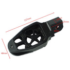 Motorcycle Modified Aluminum Alloy Foot Pedal Accessories, Red, Black, Silver, Blue, Yellow, Orange, Purple