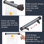 Car Storage Garbage Bag Bracket Car Mobile Phone Tablet Rear Pillow Holder, With Phone Holder Gray, With Phone Holder Black