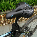 WEST BIKING YP0801083 Bicycle Taillight Thickened Soft And Comfortable Mountain Bike Seat Cushion, Black Blue, BlackRed, Dark Green