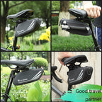 WEST BIKING YP0707219 Bicycle Portable Reflective Tail Bag Waterproof Saddle Bag Hard Shell Seat Tube Bag Riding Equipment, YP0707219