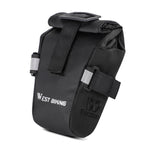 WEST BIKING YP0707249 Bicycle Folding Tail Bag Riding Equipment, YP0707249 (Black), YP0707249 (Gray)
