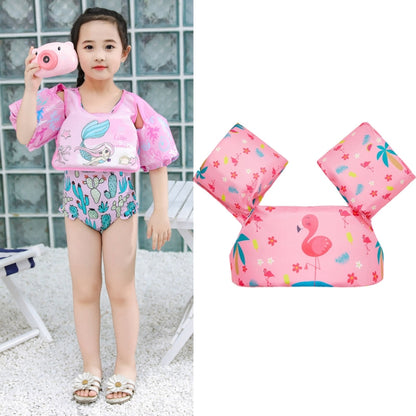 Children Swimming Foam Arm Ring Baby Swimming Equipment Floating Ring Water Sleeve Buoyancy Vest, Pink Flamingo, Pink Swan, Blue Dolphin, Blue Starfish, Yellow Duck, Blue Whale, Green Bee, Blue Shark, Blue Crab, Blue Elephant, Pink Mermaid             ...