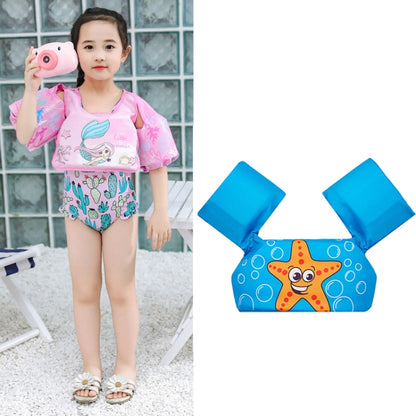 Children Swimming Foam Arm Ring Baby Swimming Equipment Floating Ring Water Sleeve Buoyancy Vest, Pink Flamingo, Pink Swan, Blue Dolphin, Blue Starfish, Yellow Duck, Blue Whale, Green Bee, Blue Shark, Blue Crab, Blue Elephant, Pink Mermaid             ...