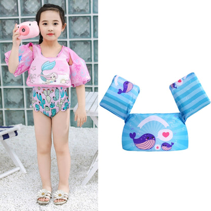 Children Swimming Foam Arm Ring Baby Swimming Equipment Floating Ring Water Sleeve Buoyancy Vest, Pink Flamingo, Pink Swan, Blue Dolphin, Blue Starfish, Yellow Duck, Blue Whale, Green Bee, Blue Shark, Blue Crab, Blue Elephant, Pink Mermaid             ...