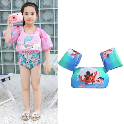 Children Swimming Foam Arm Ring Baby Swimming Equipment Floating Ring Water Sleeve Buoyancy Vest, Pink Flamingo, Pink Swan, Blue Dolphin, Blue Starfish, Yellow Duck, Blue Whale, Green Bee, Blue Shark, Blue Crab, Blue Elephant, Pink Mermaid             ...