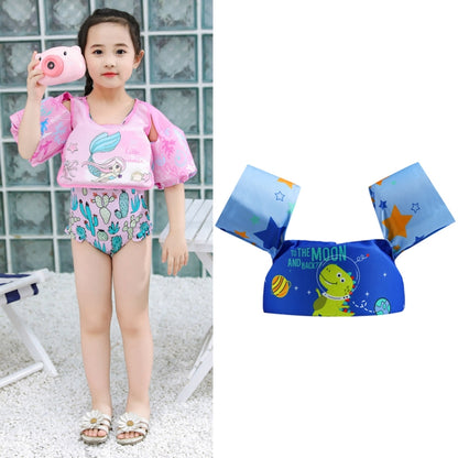 Children Swimming Foam Arm Ring Baby Swimming Equipment Floating Ring Water Sleeve Buoyancy Vest, Pink Flamingo, Pink Swan, Blue Dolphin, Blue Starfish, Yellow Duck, Blue Whale, Green Bee, Blue Shark, Blue Crab, Blue Elephant, Pink Mermaid             ...
