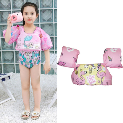 Children Swimming Foam Arm Ring Baby Swimming Equipment Floating Ring Water Sleeve Buoyancy Vest, Pink Flamingo, Pink Swan, Blue Dolphin, Blue Starfish, Yellow Duck, Blue Whale, Green Bee, Blue Shark, Blue Crab, Blue Elephant, Pink Mermaid             ...