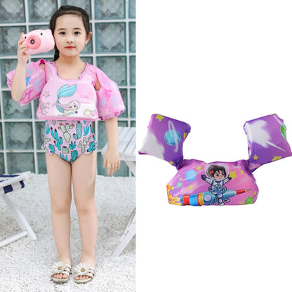 Children Swimming Foam Arm Ring Baby Swimming Equipment Floating Ring Water Sleeve Buoyancy Vest, Pink Flamingo, Pink Swan, Blue Dolphin, Blue Starfish, Yellow Duck, Blue Whale, Green Bee, Blue Shark, Blue Crab, Blue Elephant, Pink Mermaid             ...