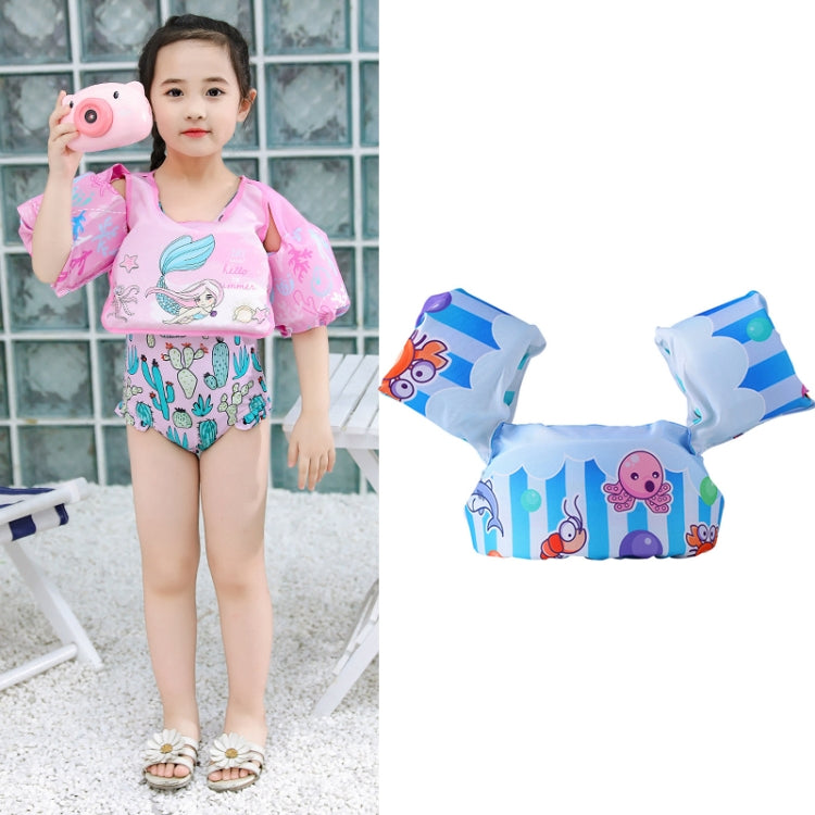Children Swimming Foam Arm Ring Baby Swimming Equipment Floating Ring Water Sleeve Buoyancy Vest, Pink Flamingo, Pink Swan, Blue Dolphin, Blue Starfish, Yellow Duck, Blue Whale, Green Bee, Blue Shark, Blue Crab, Blue Elephant, Pink Mermaid             ...