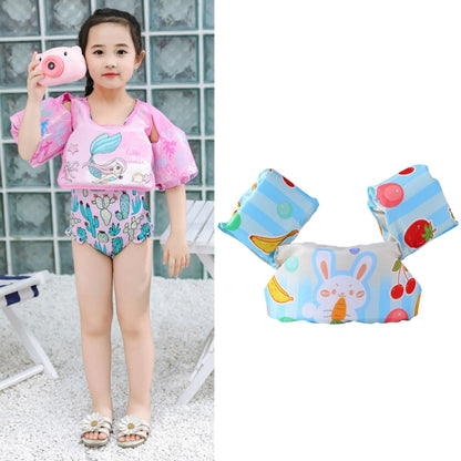 Children Swimming Foam Arm Ring Baby Swimming Equipment Floating Ring Water Sleeve Buoyancy Vest, Pink Flamingo, Pink Swan, Blue Dolphin, Blue Starfish, Yellow Duck, Blue Whale, Green Bee, Blue Shark, Blue Crab, Blue Elephant, Pink Mermaid             ...