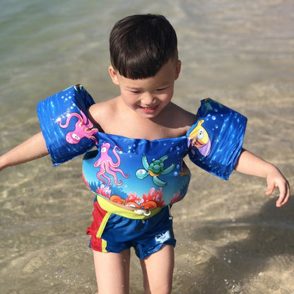 Children Swimming Foam Arm Ring Baby Swimming Equipment Floating Ring Water Sleeve Buoyancy Vest, Pink Flamingo, Pink Swan, Blue Dolphin, Blue Starfish, Yellow Duck, Blue Whale, Green Bee, Blue Shark, Blue Crab, Blue Elephant, Pink Mermaid             ...