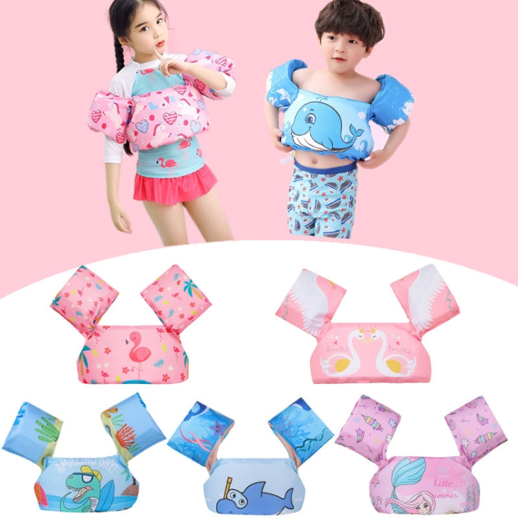 Children Swimming Foam Arm Ring Baby Swimming Equipment Floating Ring Water Sleeve Buoyancy Vest, Pink Flamingo, Pink Swan, Blue Dolphin, Blue Starfish, Yellow Duck, Blue Whale, Green Bee, Blue Shark, Blue Crab, Blue Elephant, Pink Mermaid             ...