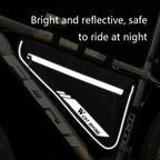 WEST BIKING  YP0707254 4L Bicycle Triangle Bag Mountain Bike Large Capacity Front Beam Reflective Waterproof Bag Riding Equipment, YP0707254