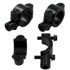 6 PCS Motorcycle Modification Accessories Handlebar Mirror Holder, M8 22mm Black, M8 22mm Silver, M10 22mm Black, M10 22mm Silver, M10 25mm Black, M10 25mm Silver, M8 25mm Black, M8 25mm Silver